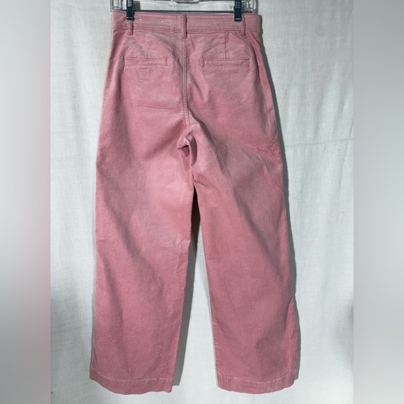 LOFT The Palmer wide leg pink corduroy Jeans Size 0 - Picture 6 of 13